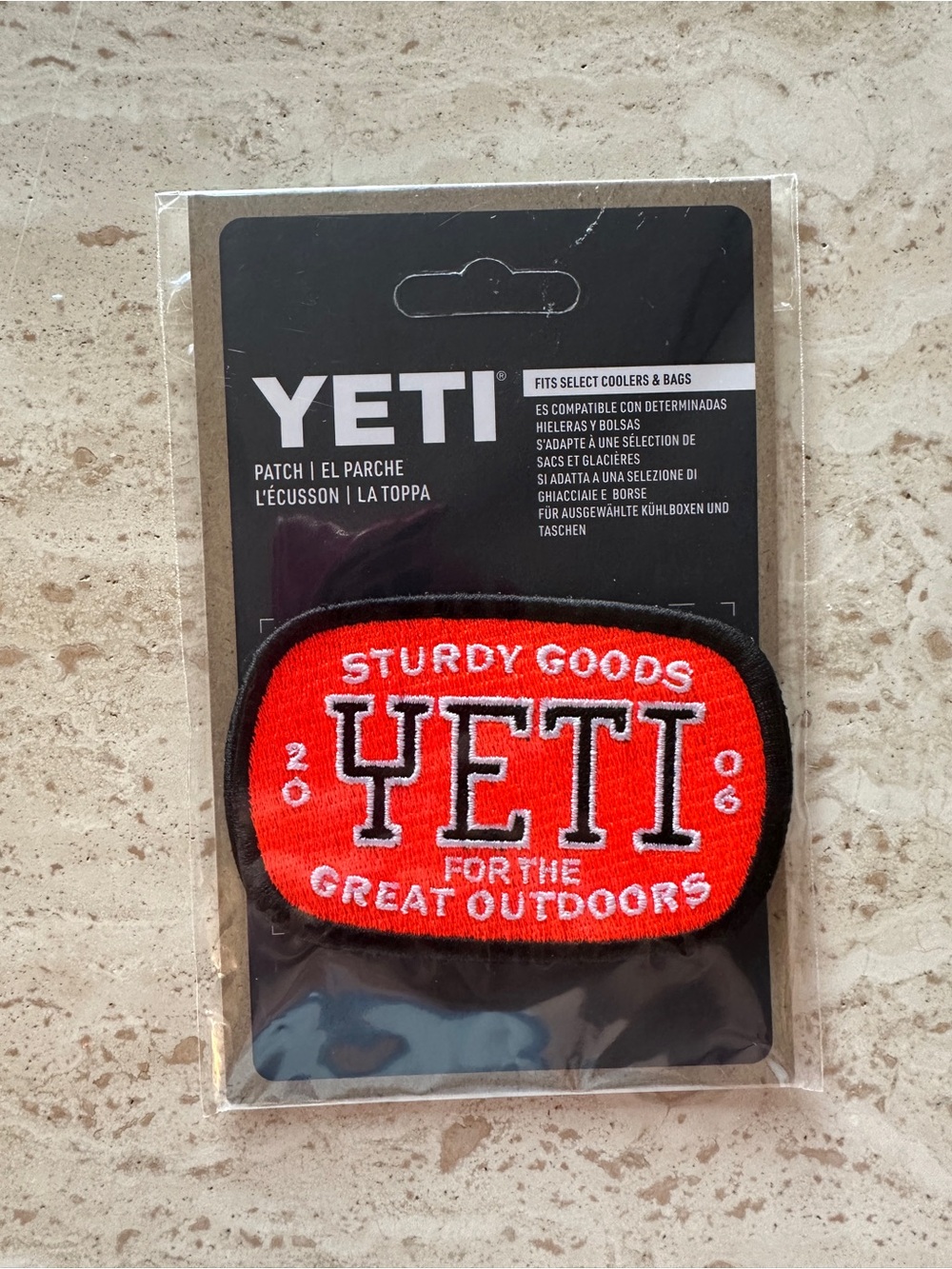 YETI Sturdy Goods Patch Solar FlareLIMITED RELEASE  Collectors RARE